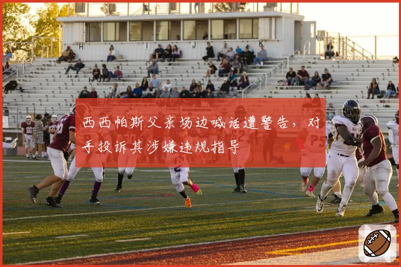 西西帕斯父亲场边喊话遭警告，对手投诉其涉嫌违规指导